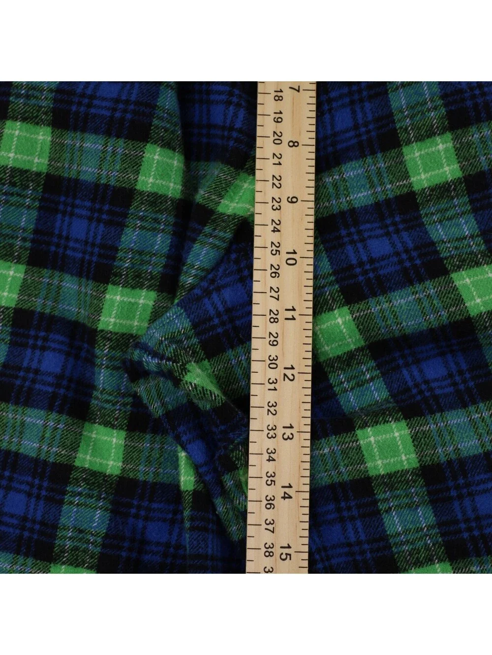 The Vermont Flannel Co PJ Pants Small Green Blue Plaid Cotton Pajama Lounge USA